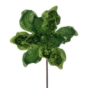 Vickerman QG211013 15" Lime Deluxe Magnolia 8" Flower 6/bag 