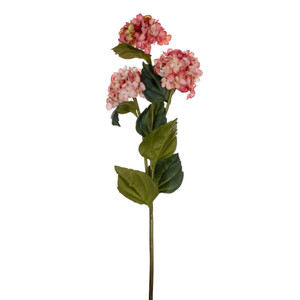 Vickerman FM228045 - 33 in. Salmon Hydrangea Artificial Spray - 2 Pack