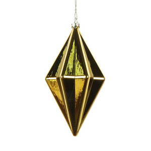 Vickerman MC212314D - 5.5 inch Olive Matte Finial Christmas Ornament - 4 Pack