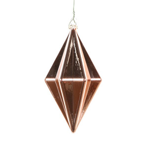 Vickerman MC212358D 5.5" Rose Gold Matte Finial Orn 4/bag