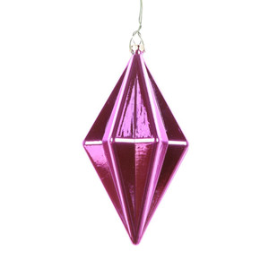 Vickerman MC212369D 5.5" Orchid Matte Finial Ornament 4/bag