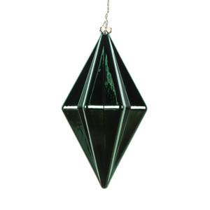 Vickerman MC212374D 5.5" Midngt Green Matte Finial Orn 4/bag