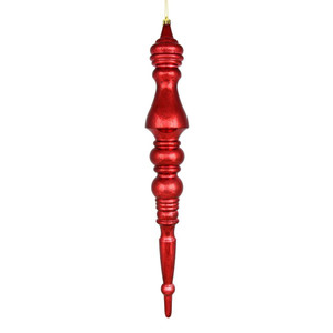 Vickerman N190919D - 20 inch Wine Mercury Finial Christmas Ornament