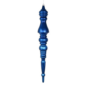 Vickerman N190931D - 20 inch Midnight Blue Mercury Finial Christmas Ornament