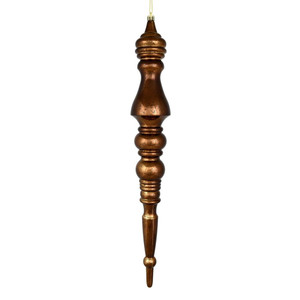  Vickerman N190975D 20" Chocolate Mercury Finial 