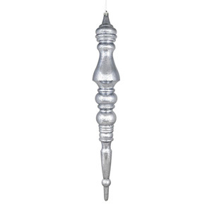  Vickerman N190987D 20" Pewter Mercury Finial 