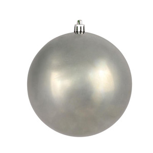 Vickerman N591023DSV - 4 inch Wrought Iron Shiny Ball Outdoor Christmas Ornament - 6 Pack