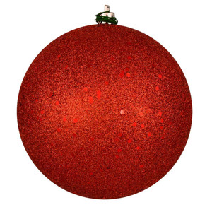 Vickerman N591039DQ - 4 inch Bittersweet Sequin Ball Christmas Ornament - 6 Pack