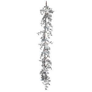 Vickerman RL192572 - 5 ft Silver Eucalyptus Christmas Garland - Unlit