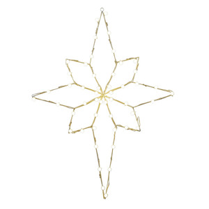 Vickerman V146040 48" x 36" Bethlehem Star C7 Wire Motif 