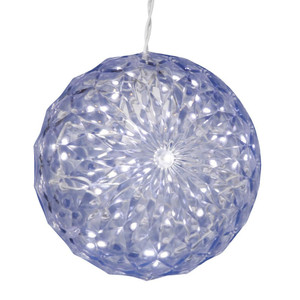  Vickerman X106605 30Lt x 6" LED CoolWht Crys Ball Outdoor 