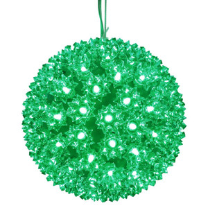  Vickerman X120804 100Lt x 7.5" LED Green Starlight Sphere 