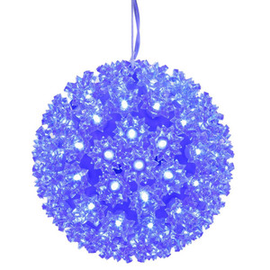  Vickerman X121002 150Lt x 10" LED Blue Starlight Sphere 