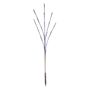  Vickerman X15B602 36" Blue Twig Lighted Branch 3 Pack 