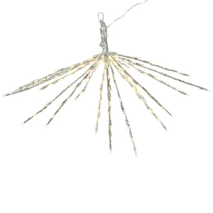  Vickerman X171024 160Lt WmWht 24" Silver Twinkle Starburst 