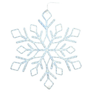  Vickerman X176136 36" PureWht LED Diamond Snowflake 