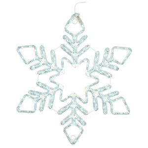  Vickerman X176348 48" PureWht LED Star Snowflake 
