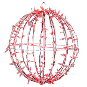  Vickerman X20LED03T 180Lt x 20" Red Twinkle Led Sphere 