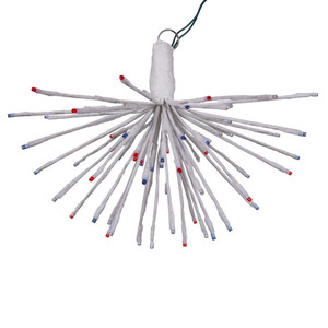  Vickerman X21W095T 80Lt x 16" White Starburst Rd-Wht-BL Tkl 