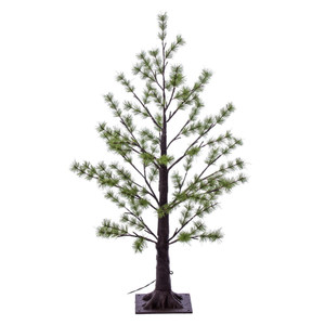 Vickerman X220630 3' Green Mini Pine Twig Tree LED 48WW