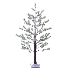Vickerman X220740 4' Green Frosted Mini Pine Tree LED 72WW