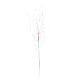 Vickerman QG221011 37" White Wavy Twig Glitter Spray 6/Bg 