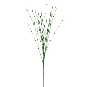Vickerman QG221904 - 36 in. Green Berry Glitter Artificial Spray - 6 Pack