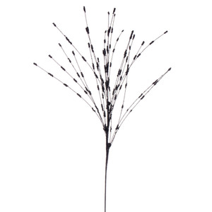 Vickerman QG221917 36" Black Berry Glitr Spray 6/Bg 