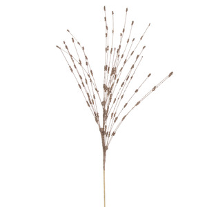 Vickerman QG221938 - 36 in. Champagne Berry Glitter Artificial Spray - 6 Pack
