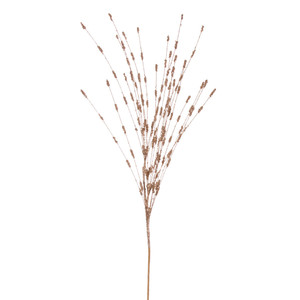 Vickerman QG221958 - 36 in. Rose Gold Berry Glitter Artificial Spray - 6 Pack