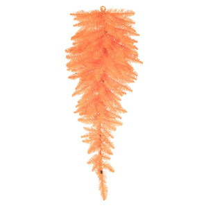 Vickerman K162407 - 36" Orange Fir Teardrop Wreath