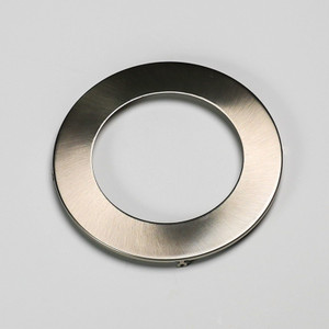 Halco 89159 - 5in Flat Smooth Replacement Trim - Satin Nickel - Slim Downlight 