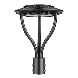 Black Outdoor Dark Sky LED Pole Light for 3" Diameter Post 