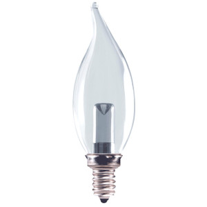 Halco 80174 LED Decorative Chandelier Bulb