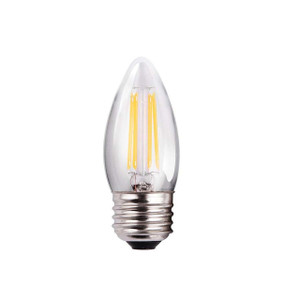 Halco 85055 LED B11 Clear Filament Bulb