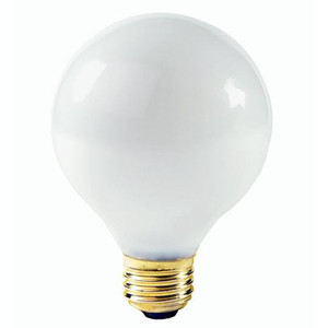 Halco 5002 G25 White Globe Incandescent Decorative