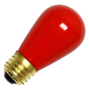 Halco 105334 S14 Ceramic Red Incandescent Sign Bulb