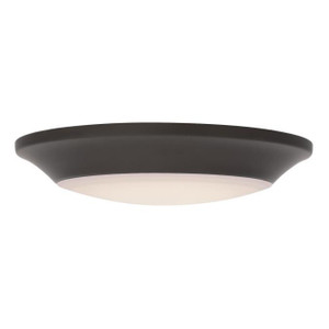 Westinghouse 6133800 - 11W LED Black-Bronze CCT Selectable Flush Mount Light - 6 in Diameter