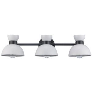 Trans Globe 71853 WH-BK Azaria 3 - Light Vanity 