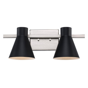 Trans Globe 22384 BK-BN Gearshine 4 - Light Dimmable Vanity 