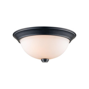 Trans Globe 70526-13 BK Mod Pod 2-Light, 13-in. Flush Mount Ceiling Light 