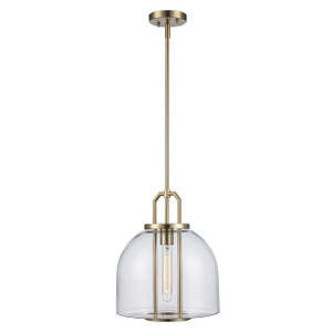 Trans Globe PND-2230 AG River 1-Light Pednant with Glass Shade 