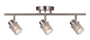 Trans Globe W-953 BN Nicholas 3-Light Shaded Modern Track Ceiling Light Kit 