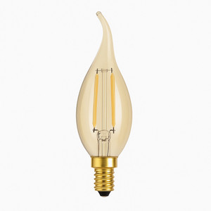 Cyber Tech LB4FCN-VINT/22K - LED Flame Tip Vintage Lamp - 2200K - 15,000 Hours 