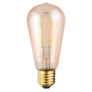 Cyber Tech LB4A-VINT/21K - Vintage LED ST21 Bulb - 2100K - Antique Coating 