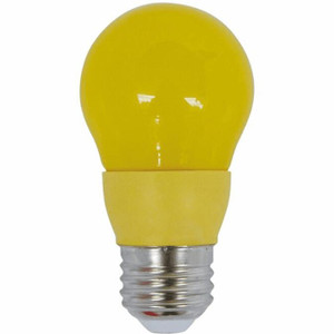 Cyber Tech LB5A/YL - 3W LED A15 Bulb - Yellow Bug Light