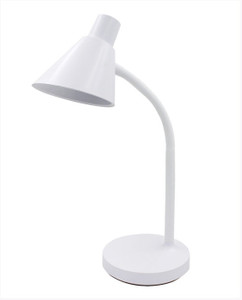 Cyber Tech DL4RF1-WH - LED Desk Lamp - Integrated LED - Flexible Neck 