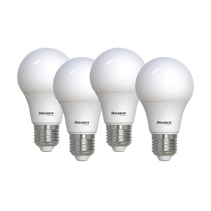 Bulbrite 774256 - 9W LED A19 Bulb - 5000K - 4 Pack