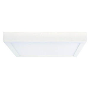 Bulbrite 773158 - 9" LED Square Flush Mount - 2700K - Dimmable 