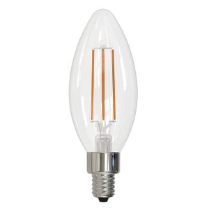 Bulbrite 776964 - 5W LED B11 Filament Bulb - 5000K - Fully Dimmable 